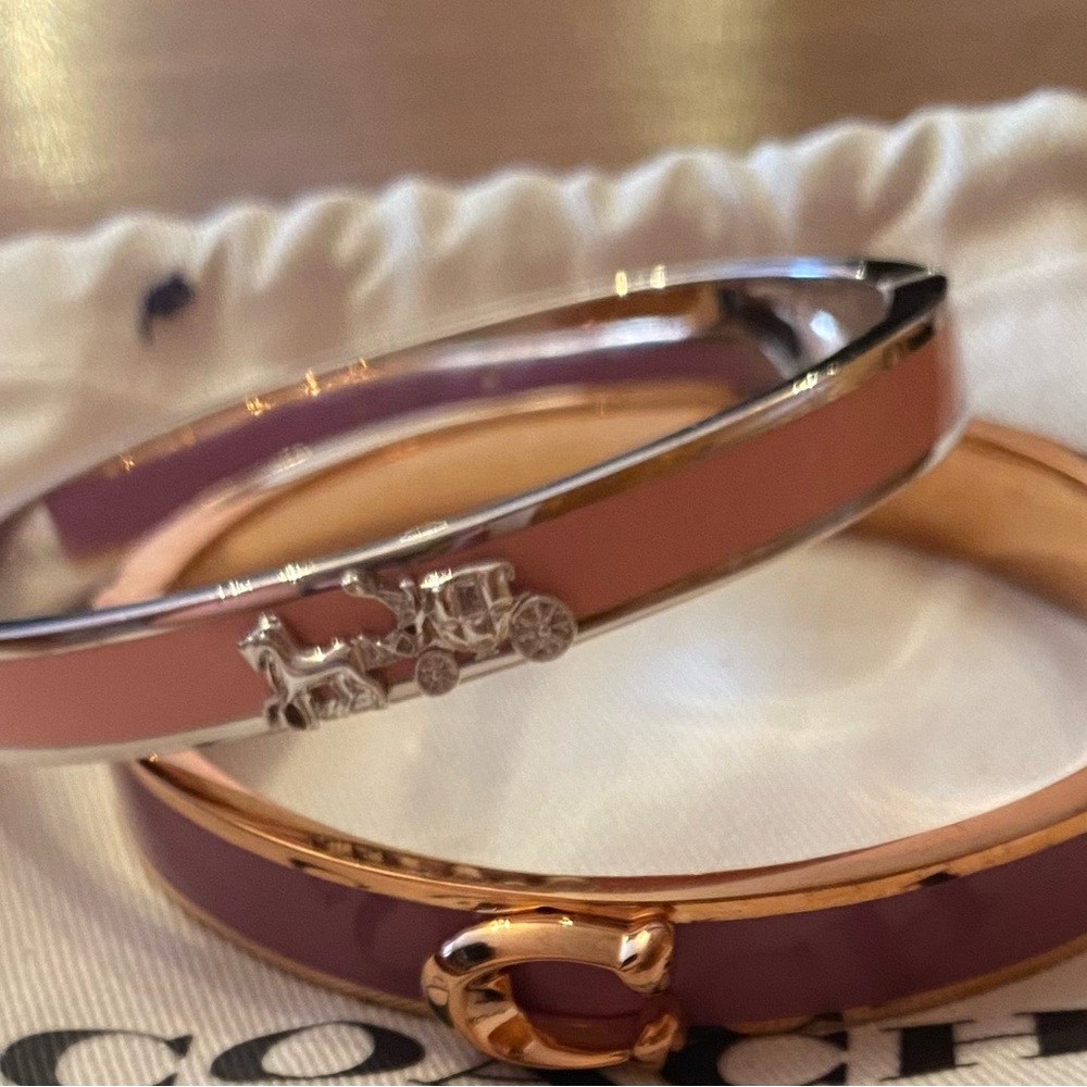 Authentic Coach Cuff Bracelets - image 2